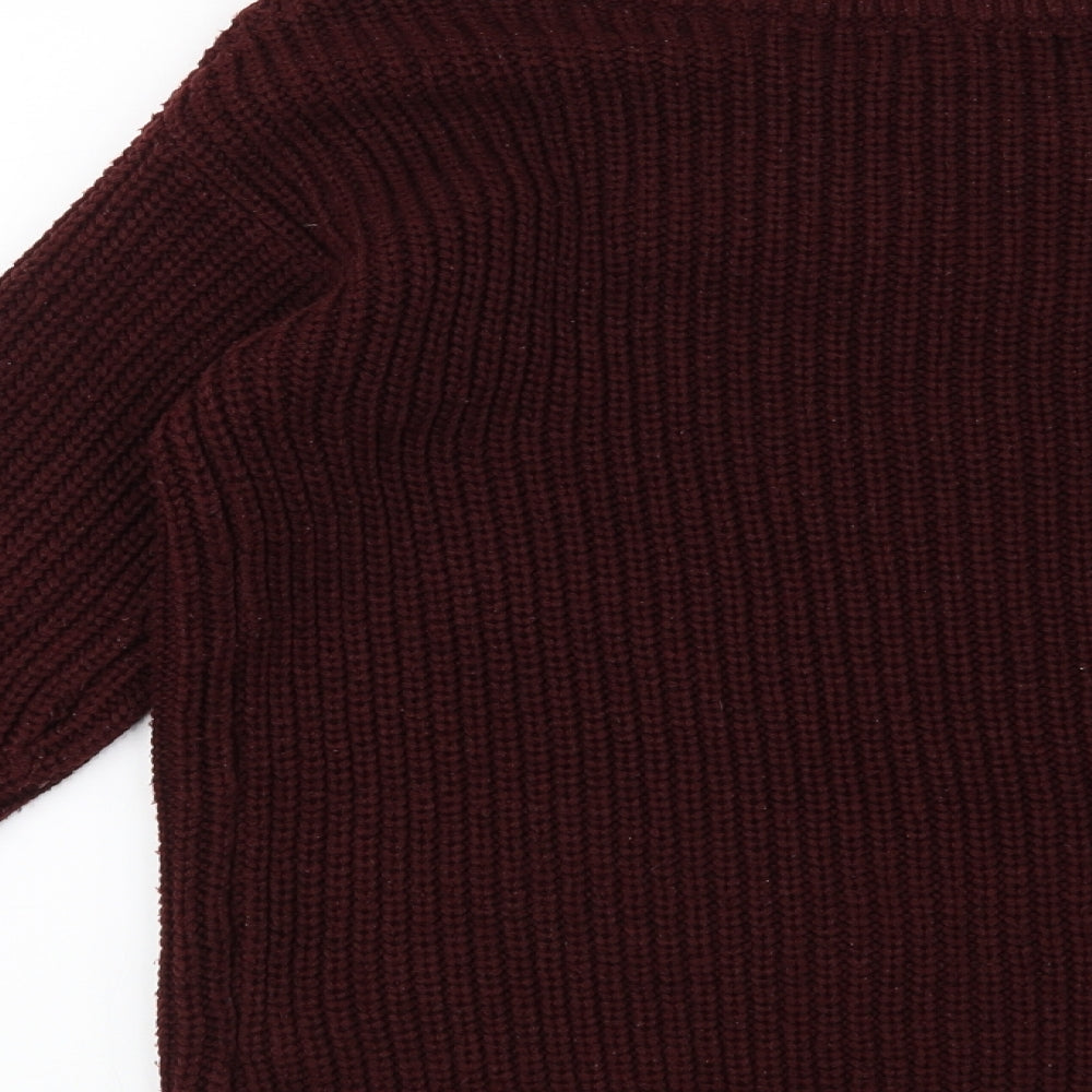 New Look Womens Red   Pullover Jumper Size S