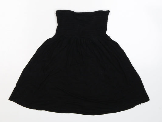 Divided Girls Black   Basic T-Shirt Size 8 Years
