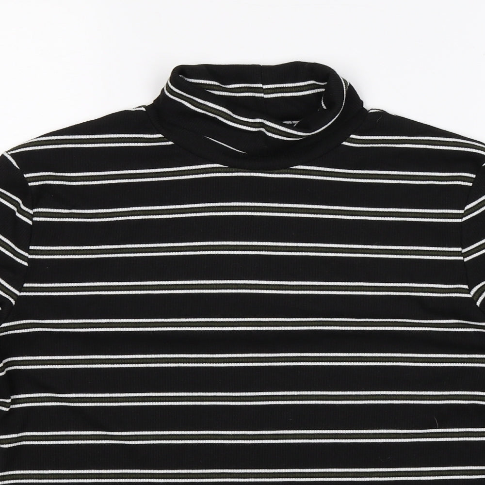 Matalan Womens Black Striped  Camisole T-Shirt Size 12