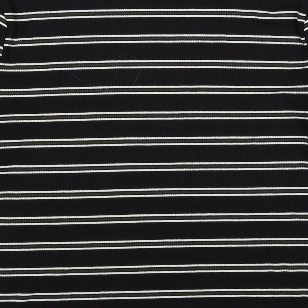 Matalan Womens Black Striped  Camisole T-Shirt Size 12