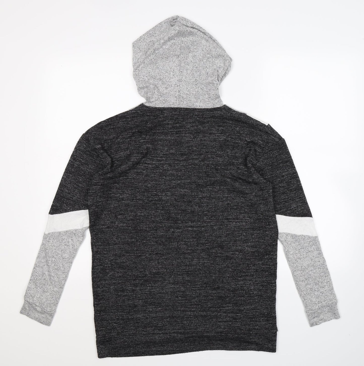 Papaya Womens Grey   Pullover Hoodie Size S