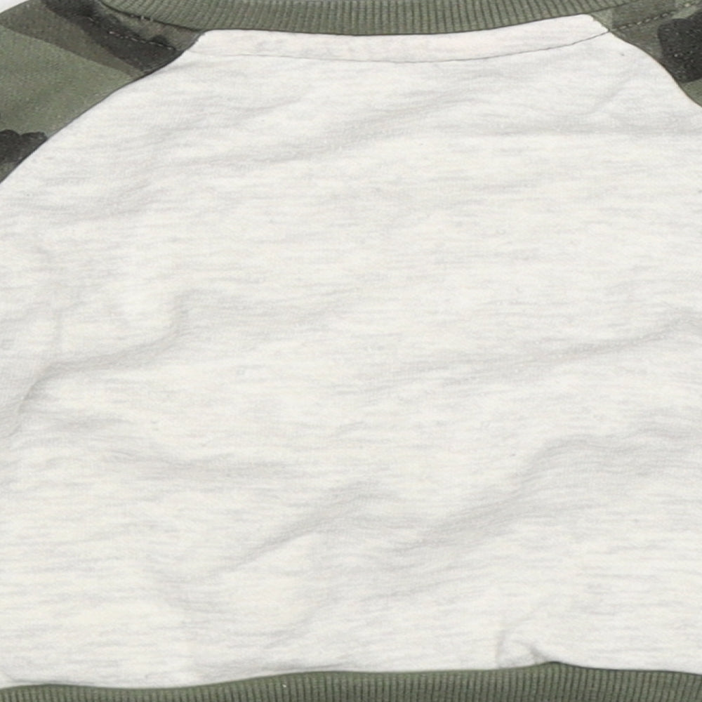 Primark Boys Multicoloured Camouflage  Pullover Jumper Size 3-6 Months