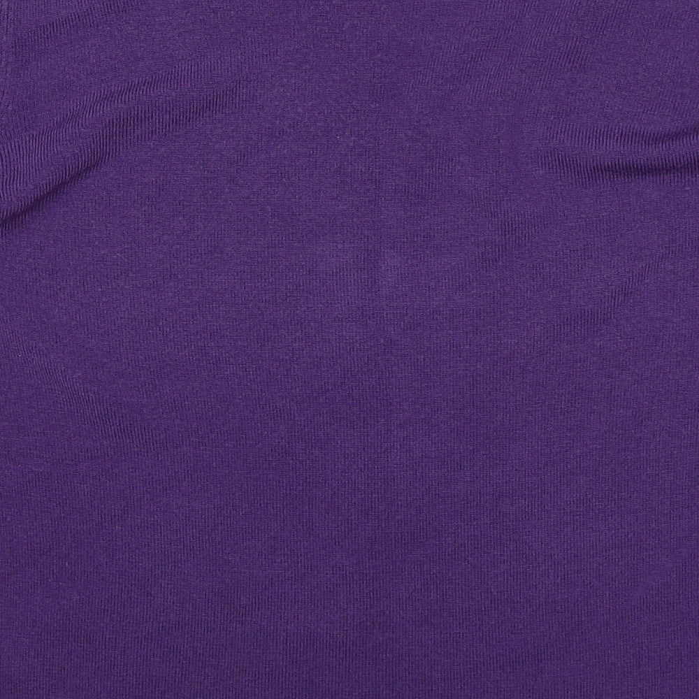 Bonmarché Womens Purple  Knit Pullover Jumper Size 14