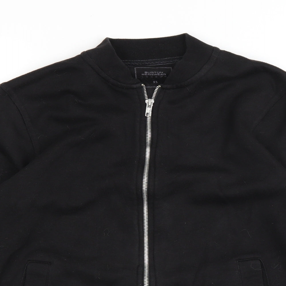 Burton Mens Black   Full Zip Sweatshirt Size XS