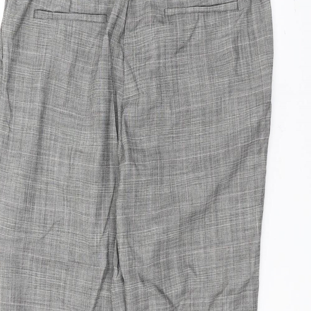 H&M Womens White   Trousers  Size 14 L24 in