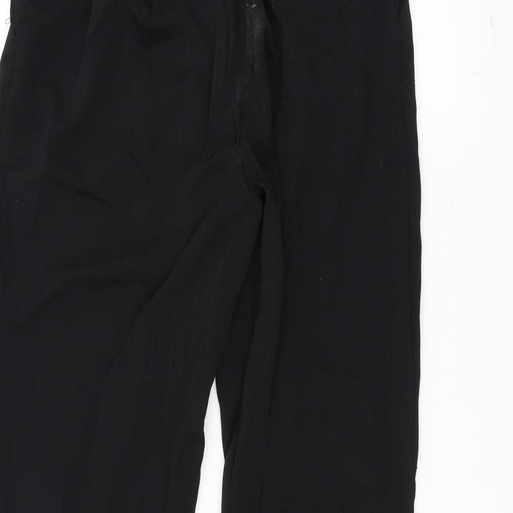 Preworn Womens Black   Trousers  Size 16 L24 in