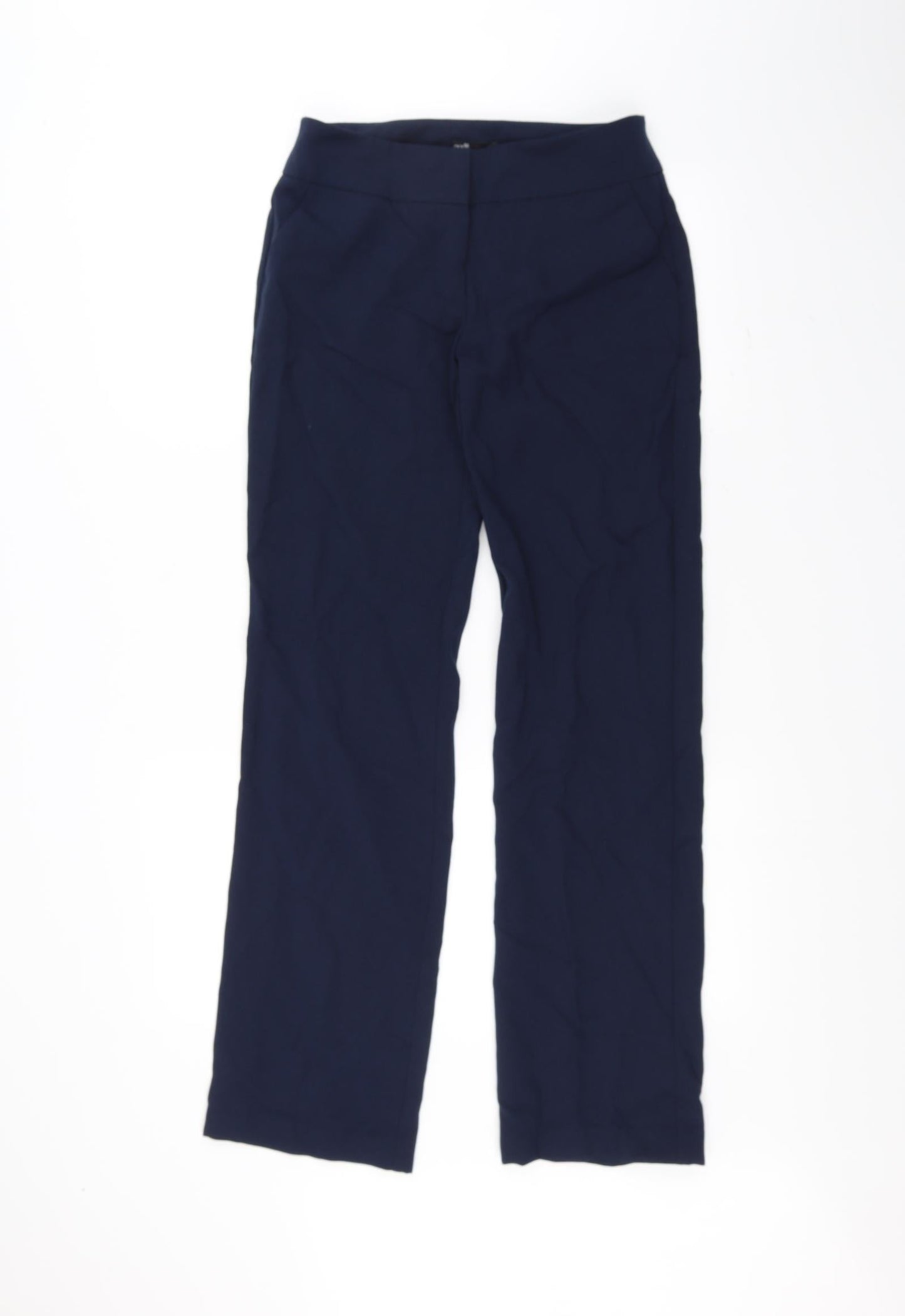 oodji Womens Blue   Trousers  Size 10 L29 in