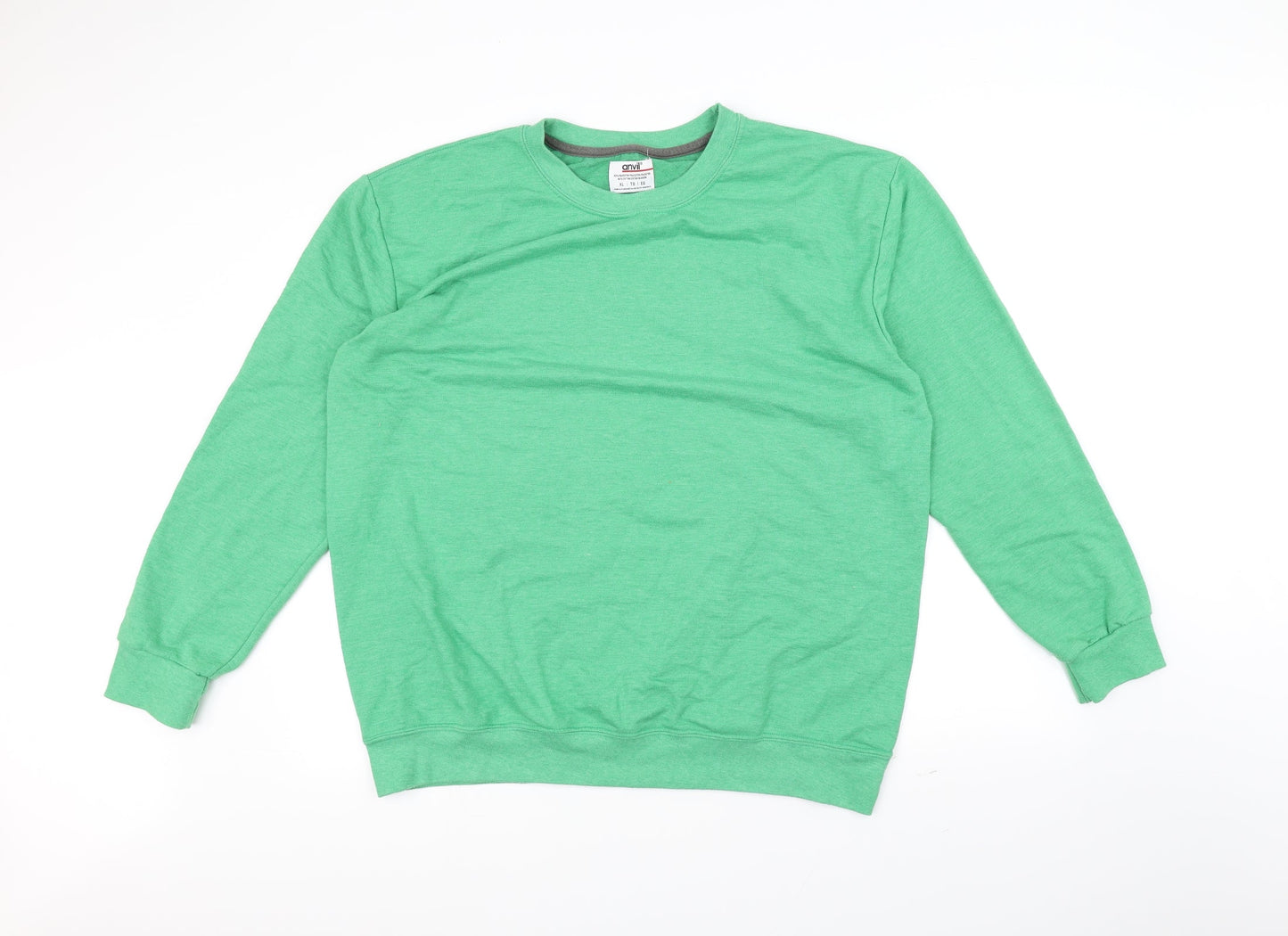 Anvil Womens Green   Pullover Jumper Size XL