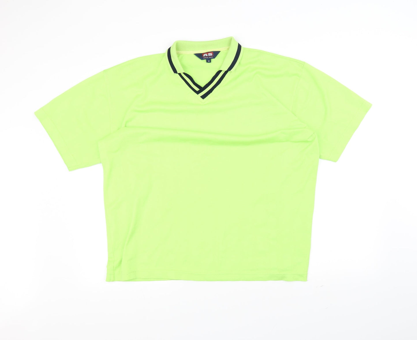 Athletic Sports Mens Yellow    Polo Size M