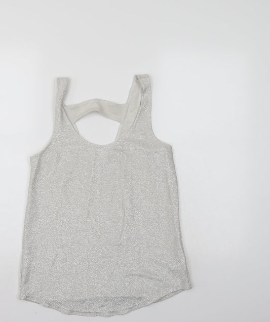 NEXT Womens Silver   Basic Blouse Size 6