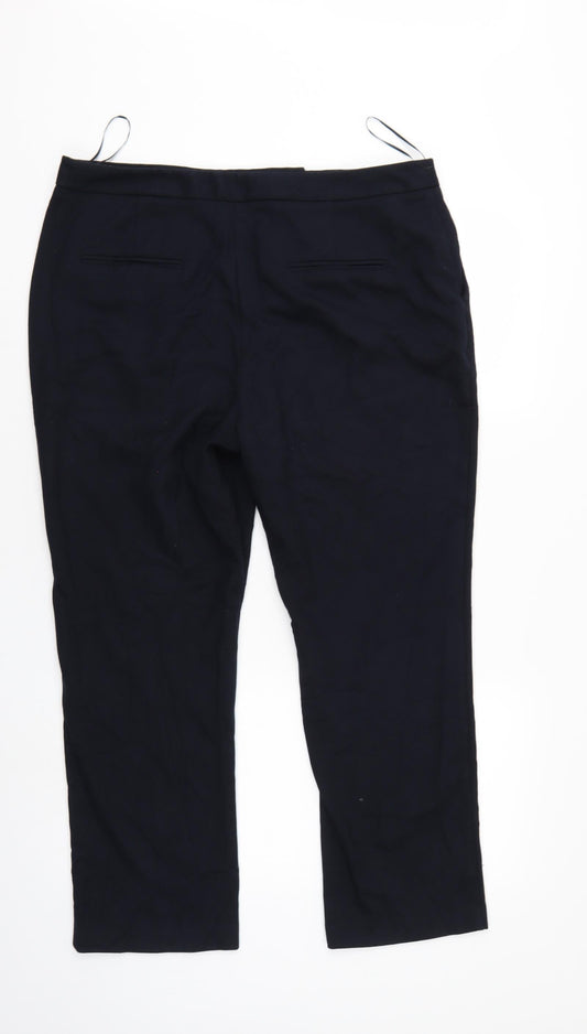 Papaya Womens Black   Trousers  Size 6 L24 in