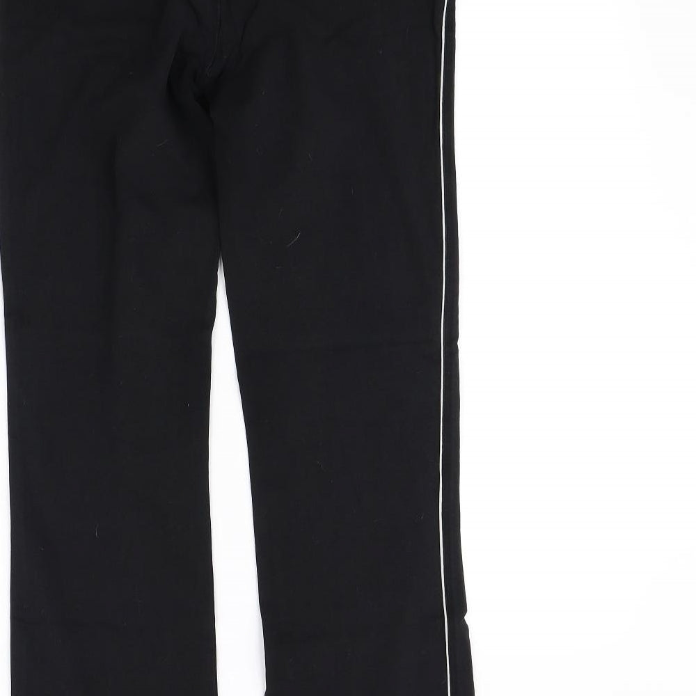 Maine New England Womens Black   Trousers  Size 12 L28 in