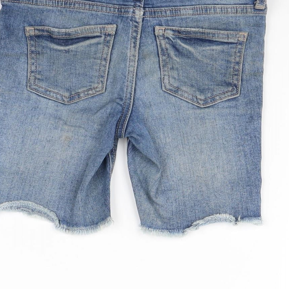 NEXT Girls Blue   Cut-Off Shorts Size 6 Years