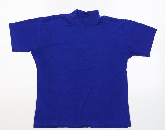 Preworn Womens Blue   Basic T-Shirt Size XL