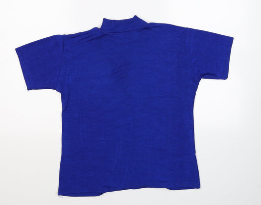 Preworn Womens Blue   Basic T-Shirt Size XL
