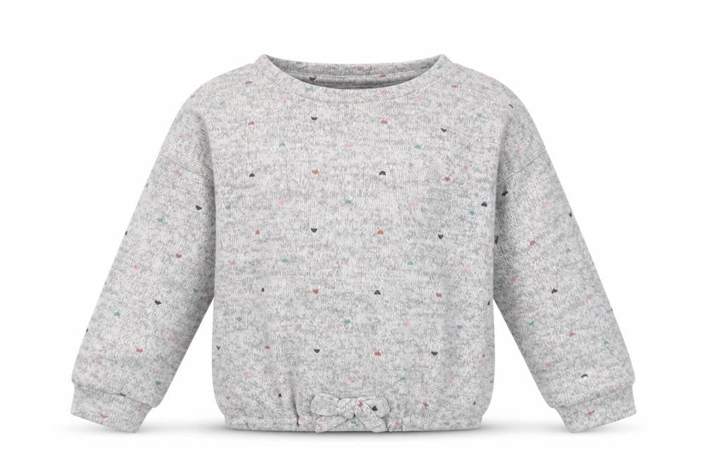 Tu Baby Grey Spotted  Kaftan Pyjama Top Size 18-24 Months