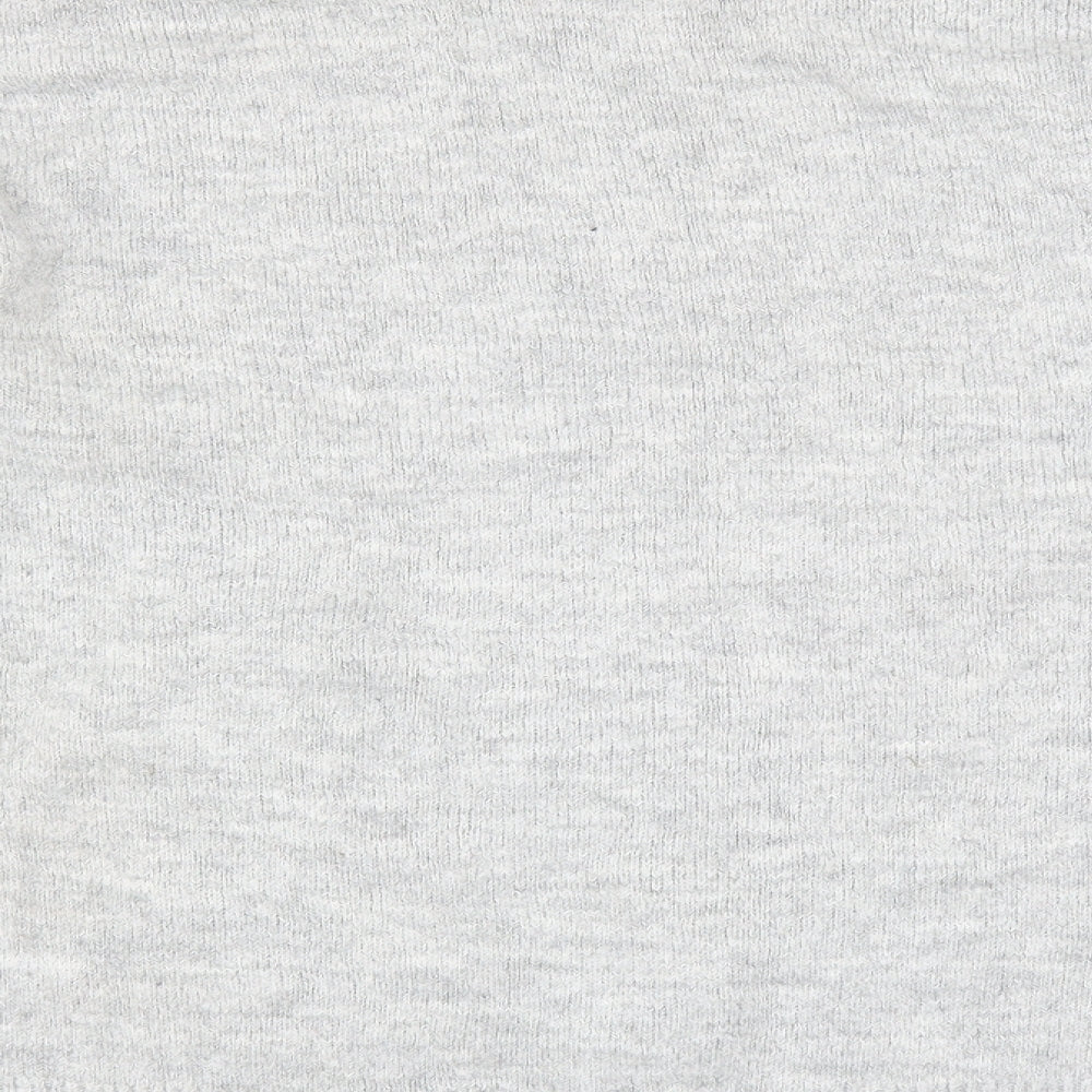Dorothy Perkins Womens Grey   Pullover Jumper Size 10  - Button Detail