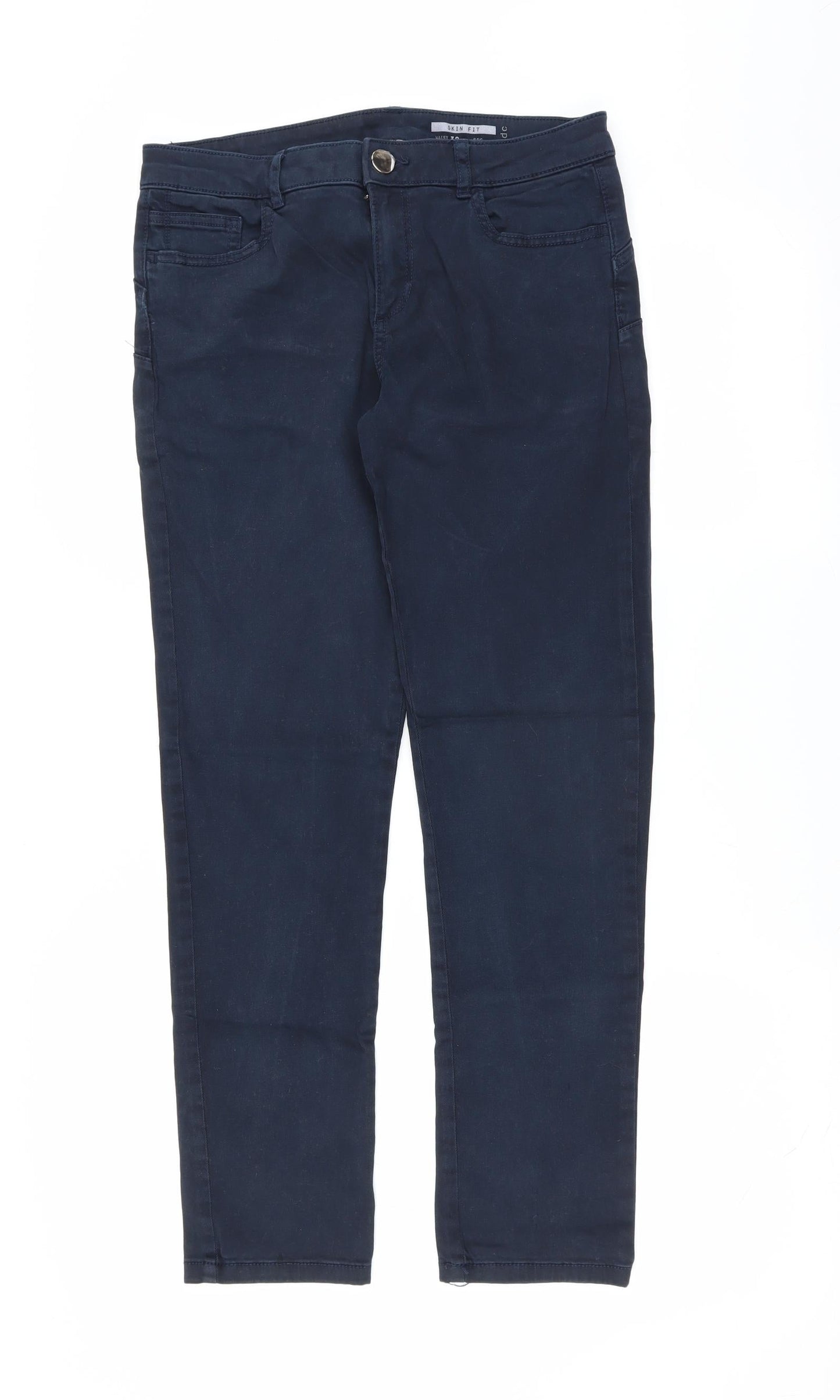 Preworn Womens Blue  Denim Skinny Jeans Size 30 in L27 in