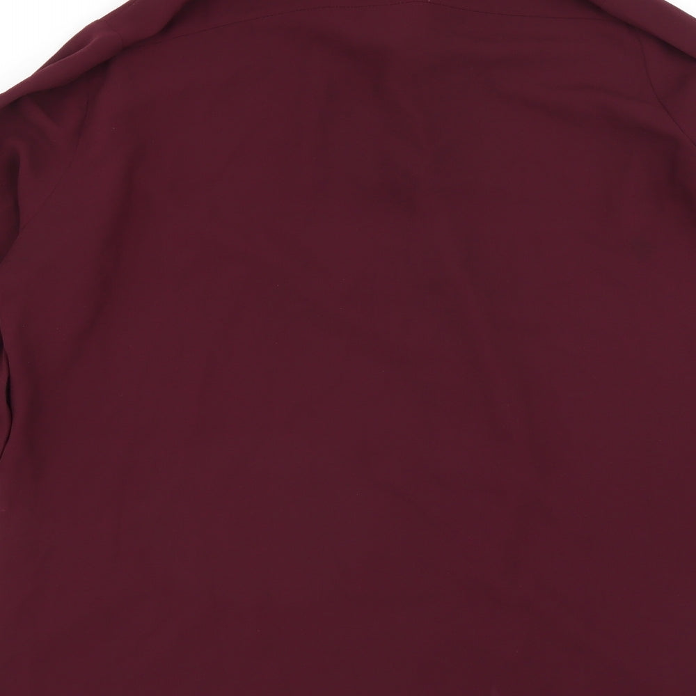 Very Womens Purple   Basic Blouse Size 14  - sheer