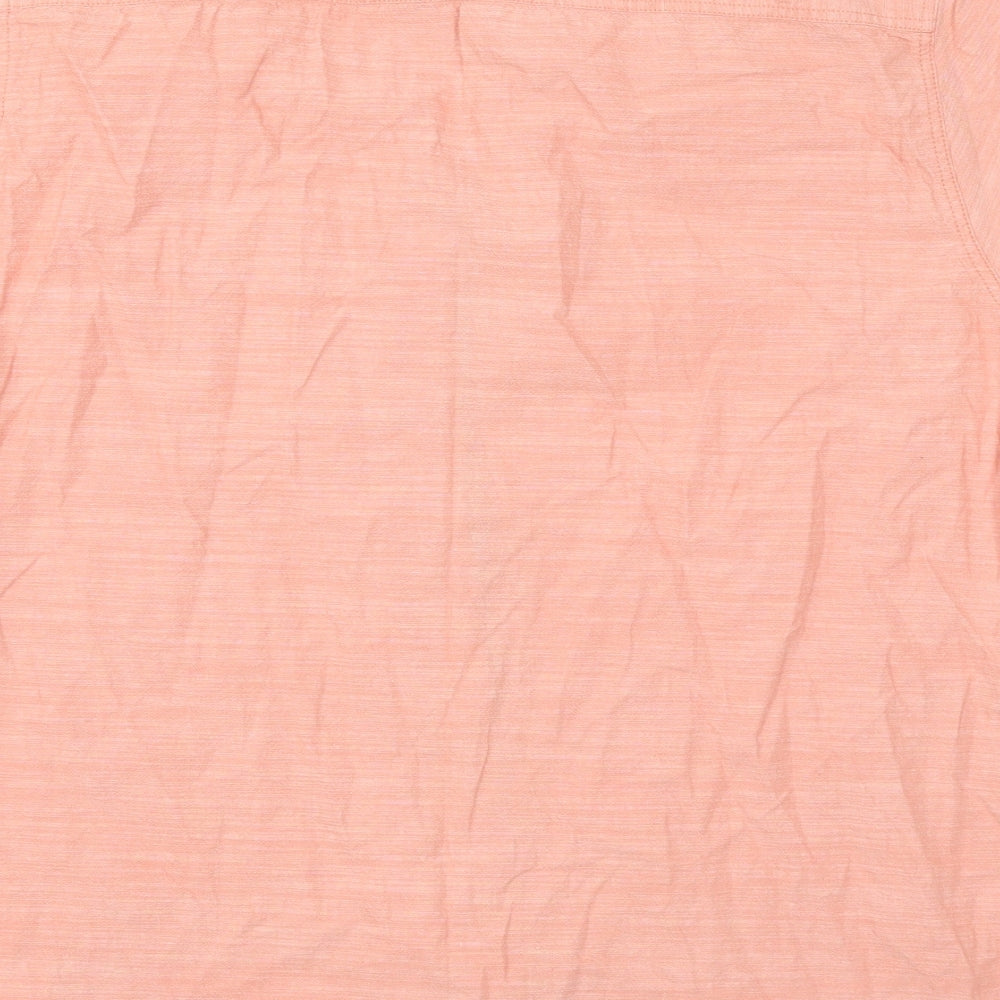 George Mens Pink    Button-Up Size L