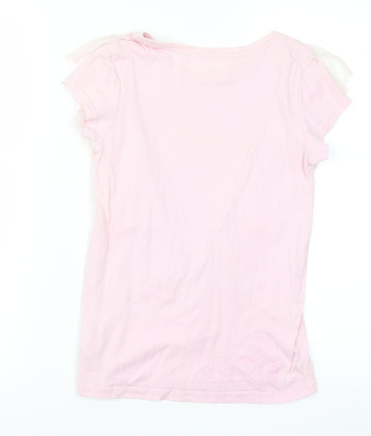 NEXT Girls Pink   Basic T-Shirt Size 10 Years