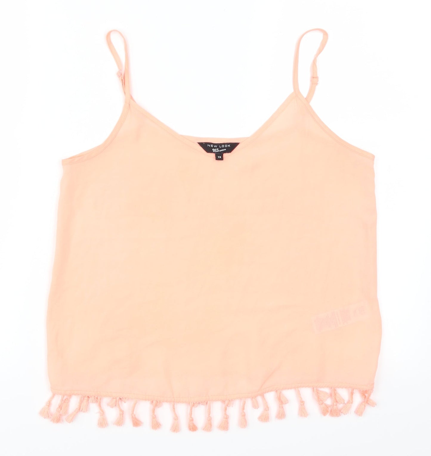 New Look Girls Pink   Basic Tank Size 13 Years