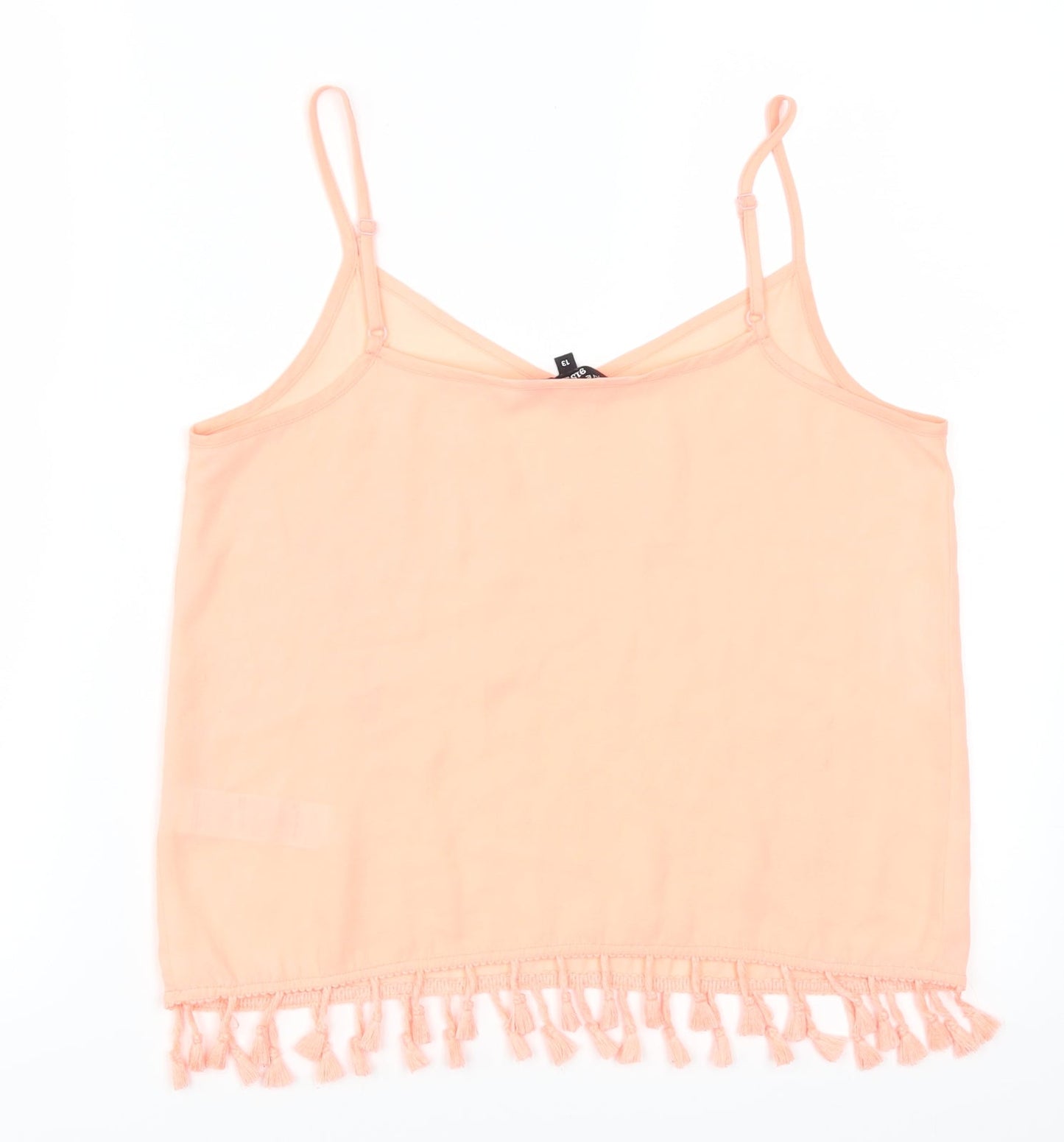 New Look Girls Pink   Basic Tank Size 13 Years