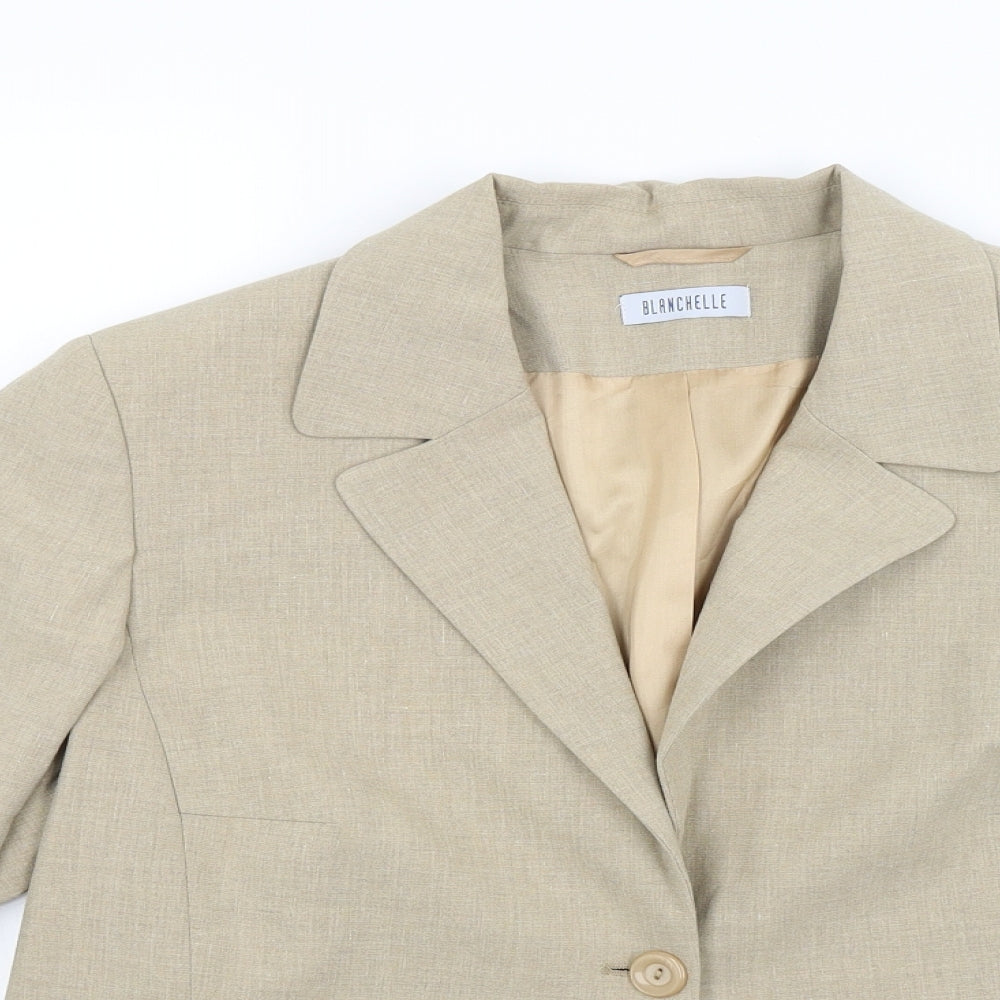 Blanchelle Womens Beige   Jacket  Size 12
