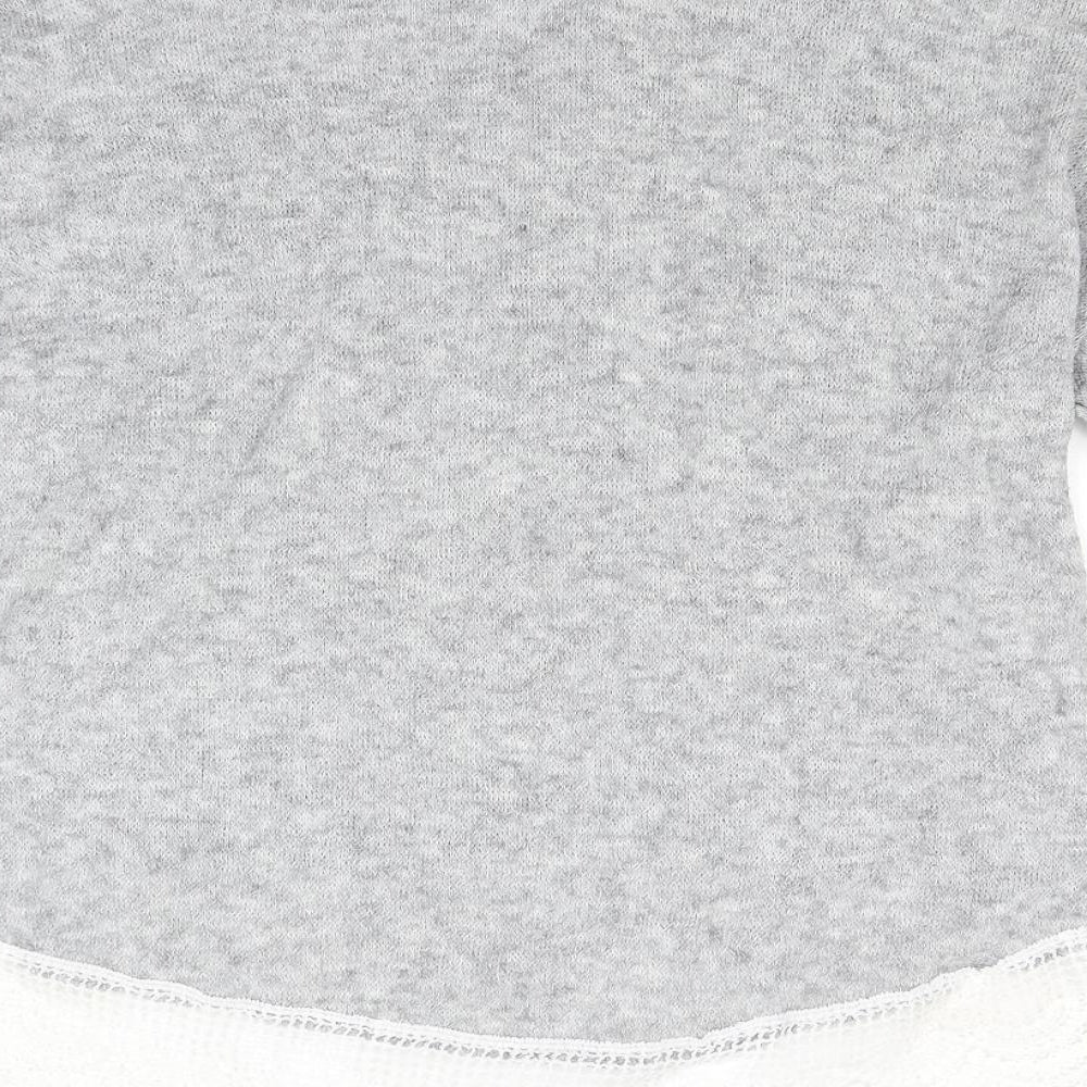 Preworn Womens Grey  Knit Pullover Jumper Size M