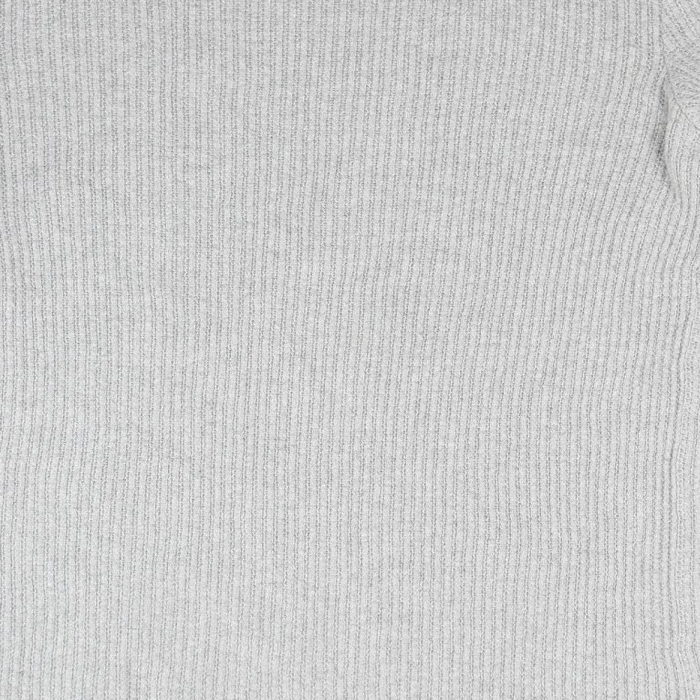 River Island Womens Grey  Knit Pullover Jumper Size M