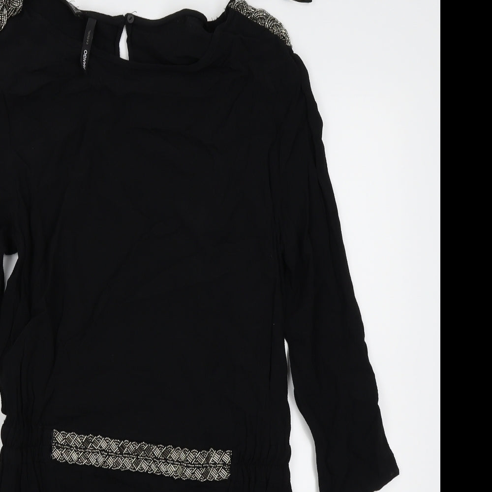 Mango Womens Black   Fit & Flare  Size 10