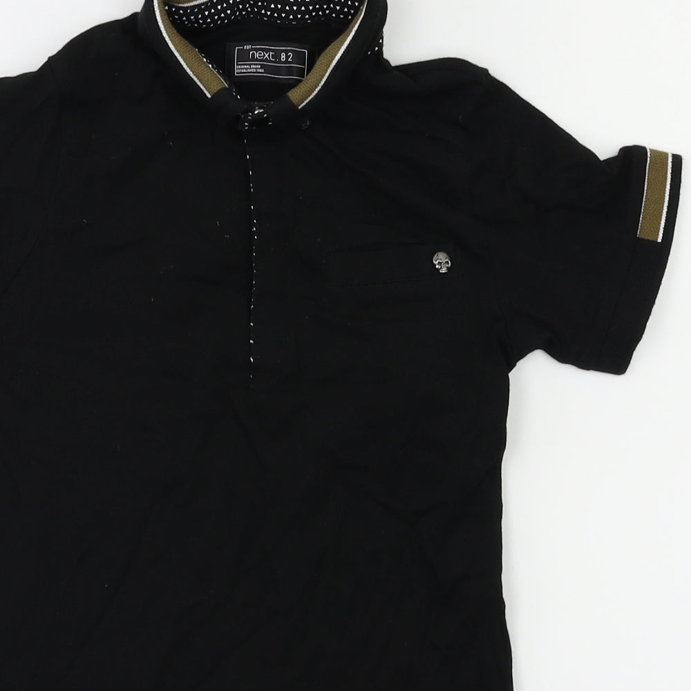 next  Boys Black   Basic T-Shirt Size 6 Years
