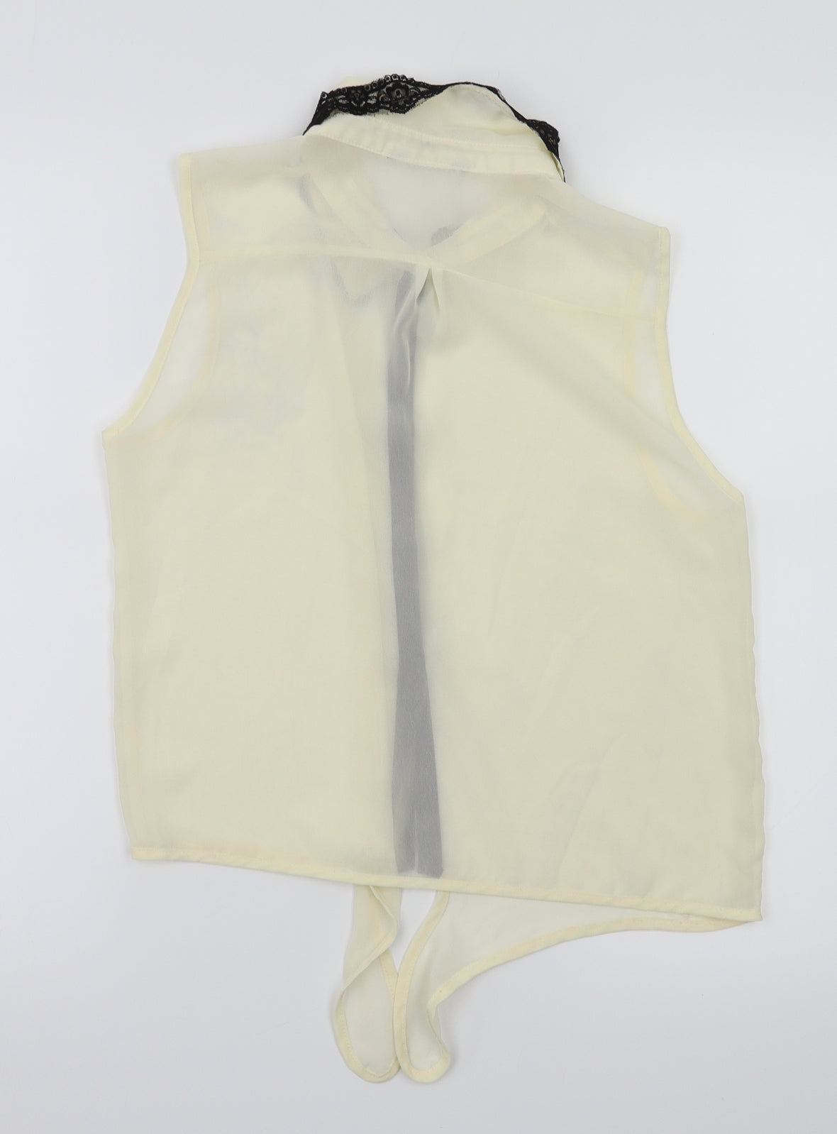 Candy Couture Womens Ivory   Basic T-Shirt Size 14