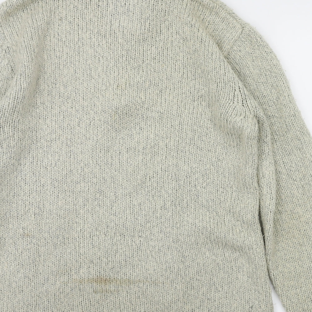 Easy Mens Beige   Pullover Sweatshirt Size S