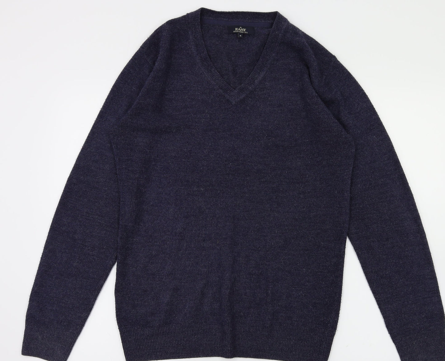 easy  Mens Blue   Pullover Sweatshirt Size S