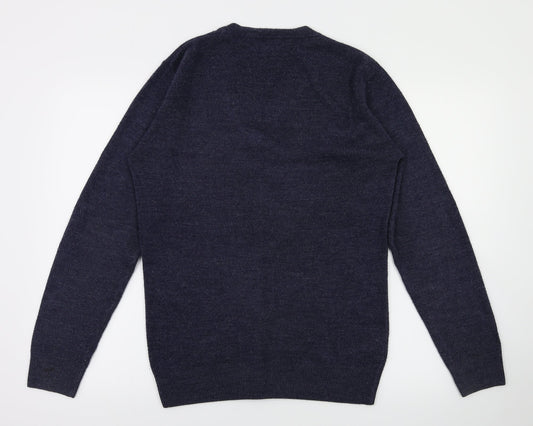easy  Mens Blue   Pullover Sweatshirt Size S