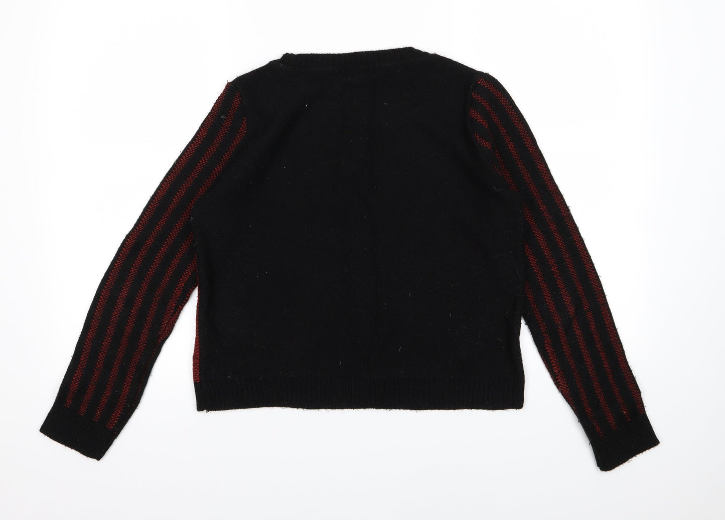 Topshop Womens Red  Knit Pullover Jumper Size 8
