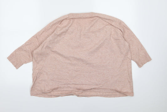 VERO MODA Womens Pink  Knit Pullover Jumper Size S