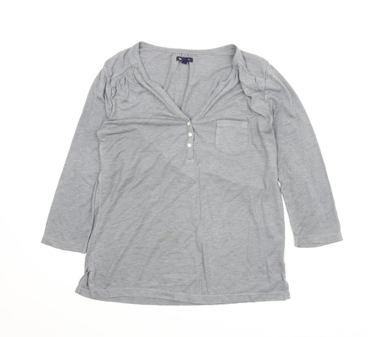 Gap Womens Grey   Basic Blouse Size S