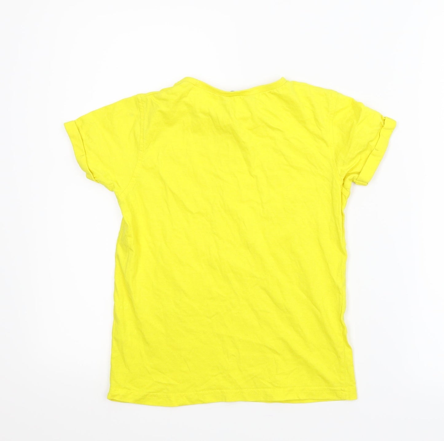 George Boys Yellow   Basic T-Shirt Size 8-9 Years