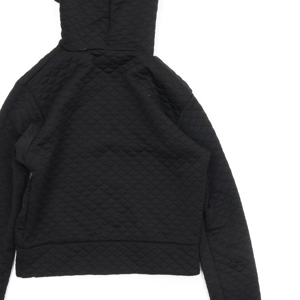 Sleek Girls Black   Pullover Hoodie Size M