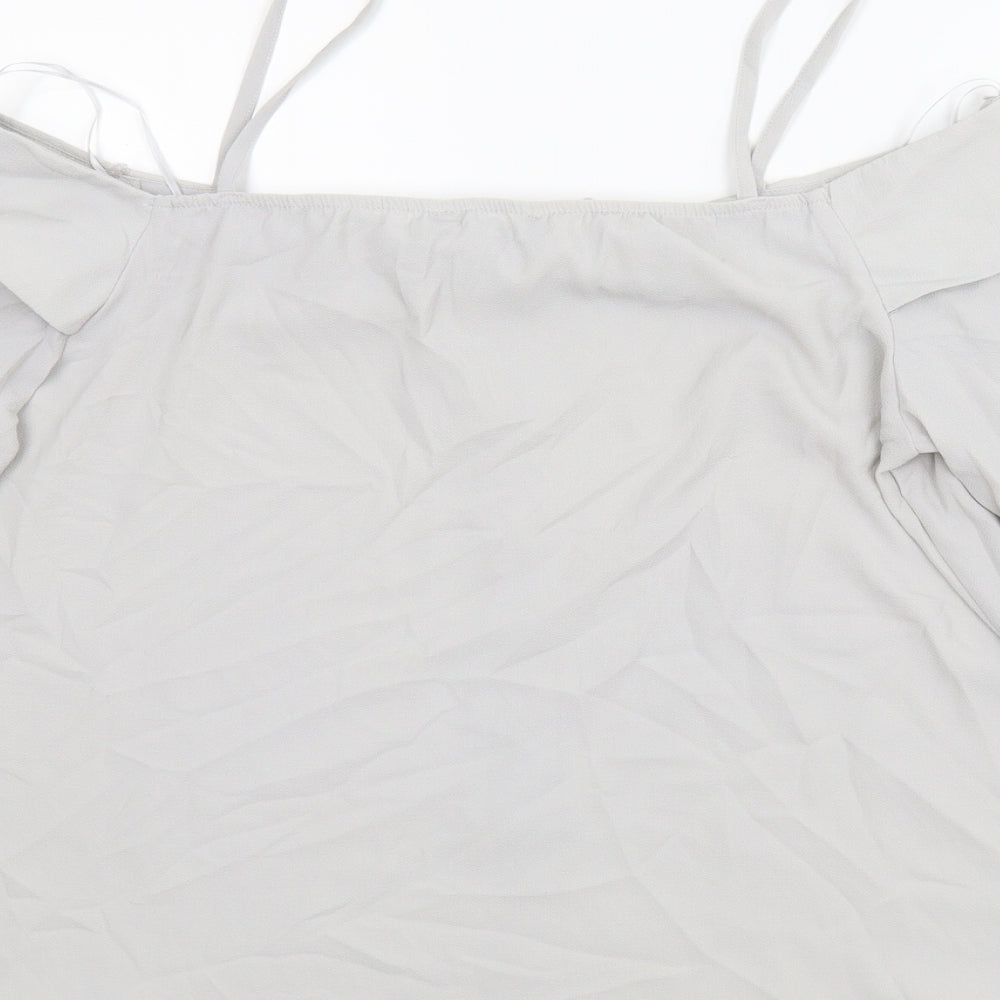 Select Womens Grey   Camisole Blouse Size 14
