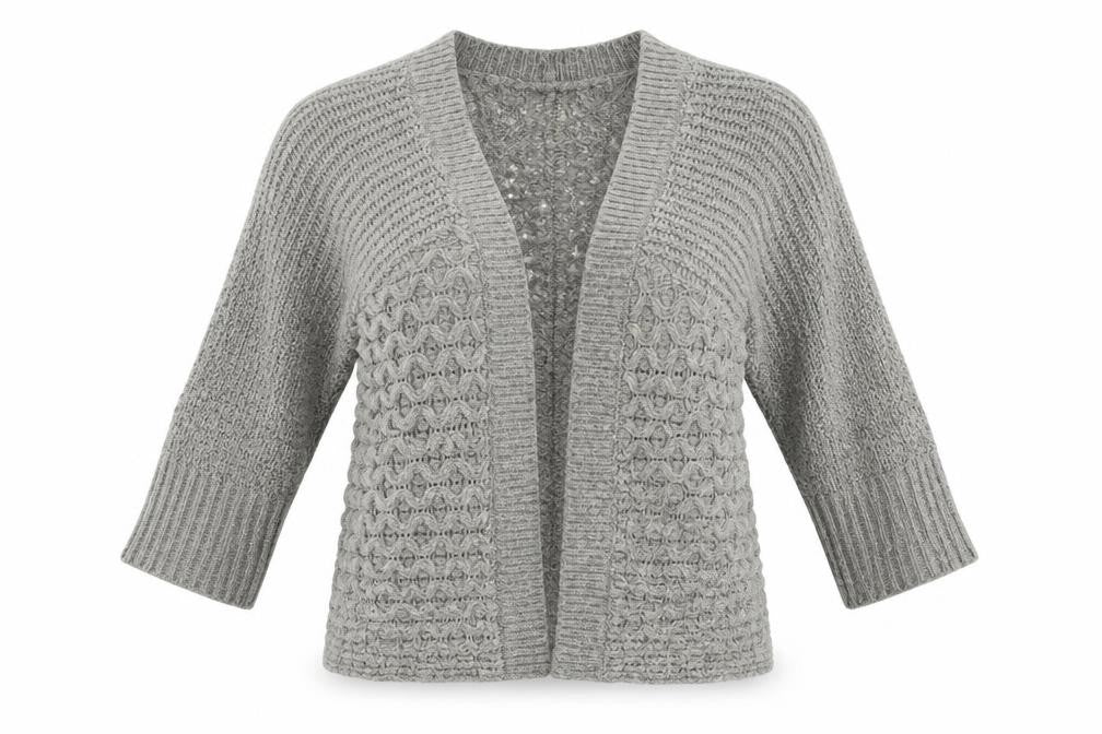 Papaya Womens Grey   Cardigan Jumper Size S
