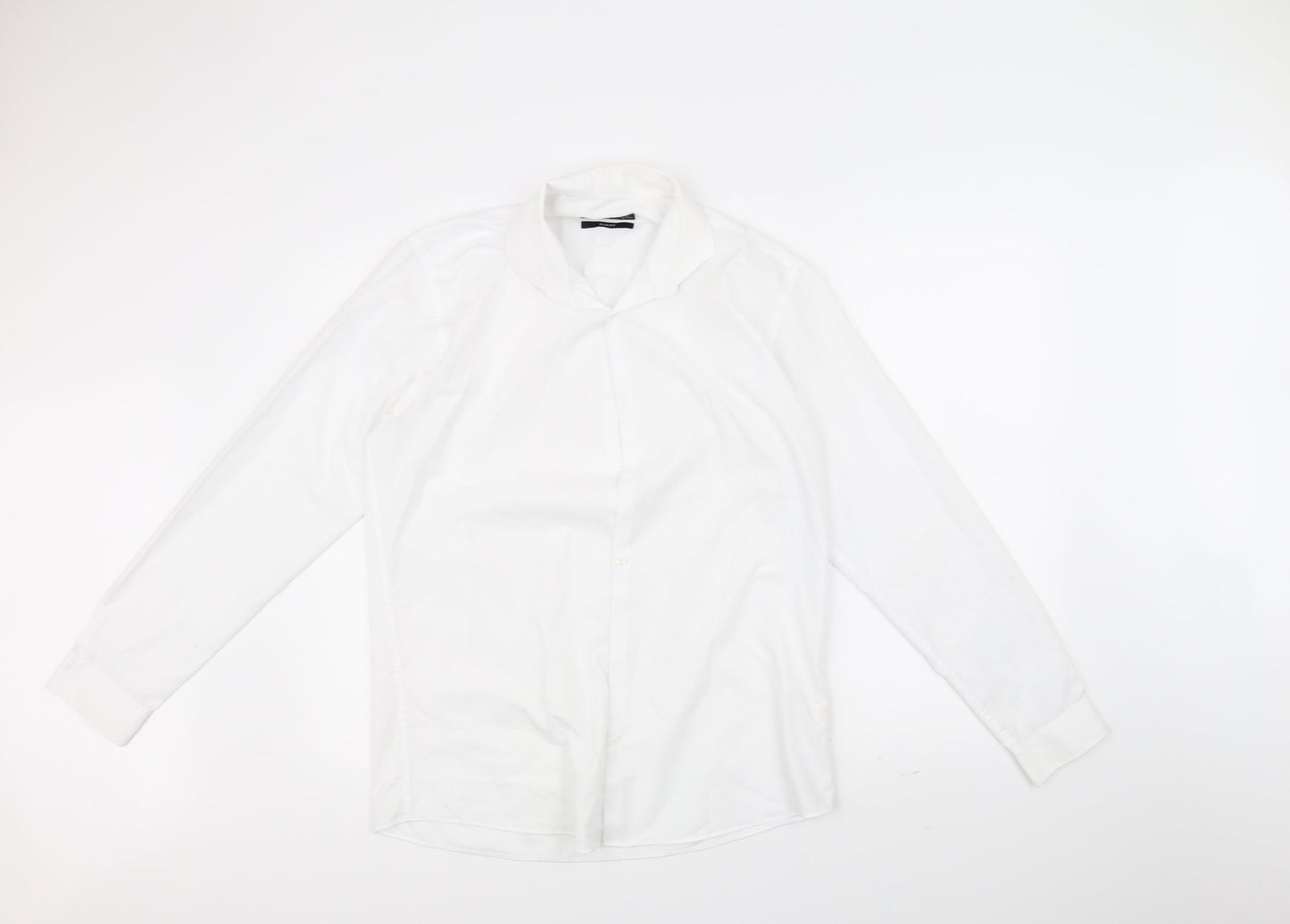 Cedar Wood State Mens White    Button-Up Size 15.5