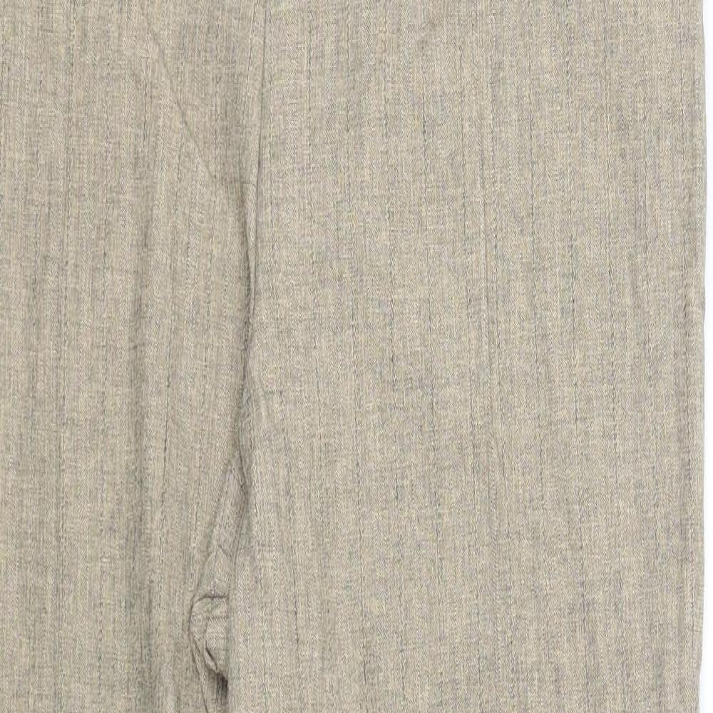 Marks and Spencer Womens Beige   Trousers  Size 18 L34 in