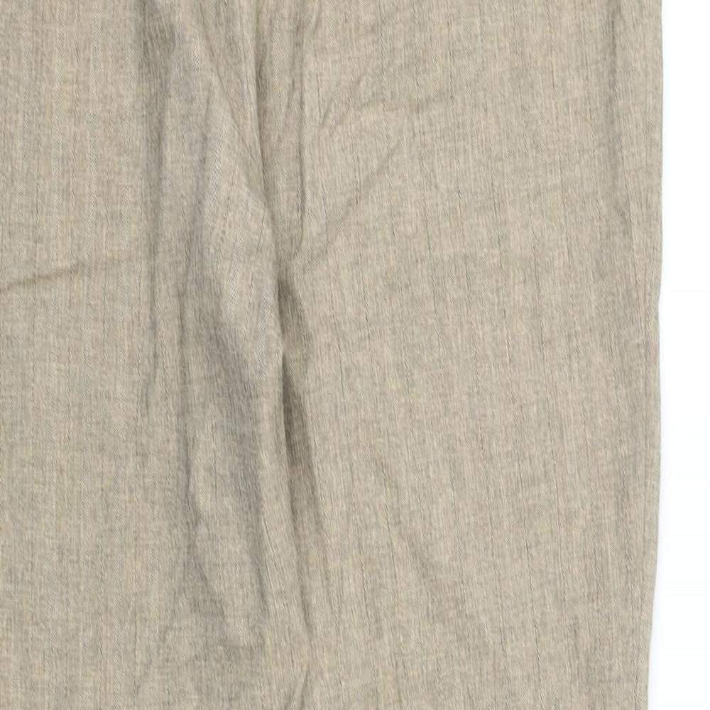 Marks and Spencer Womens Beige   Trousers  Size 18 L34 in