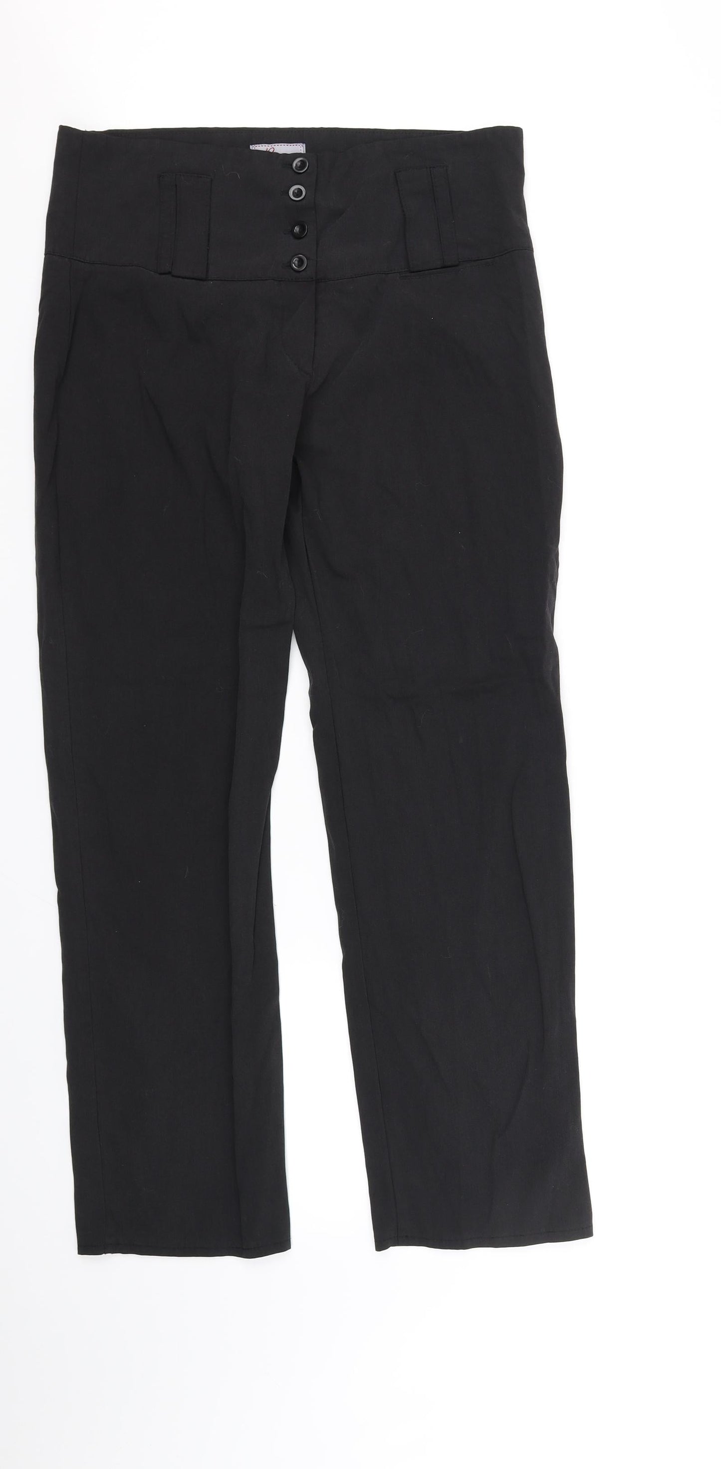 Reverse Womens Black   Trousers  Size 32 in L33 in
