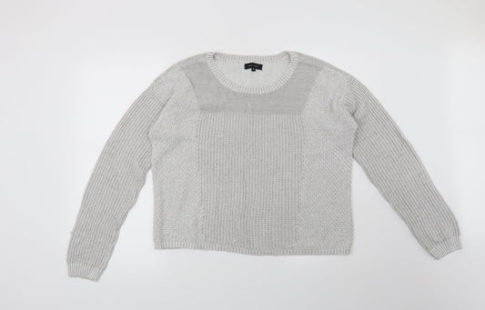 New Look Womens Grey   Pullover Jumper Size 12