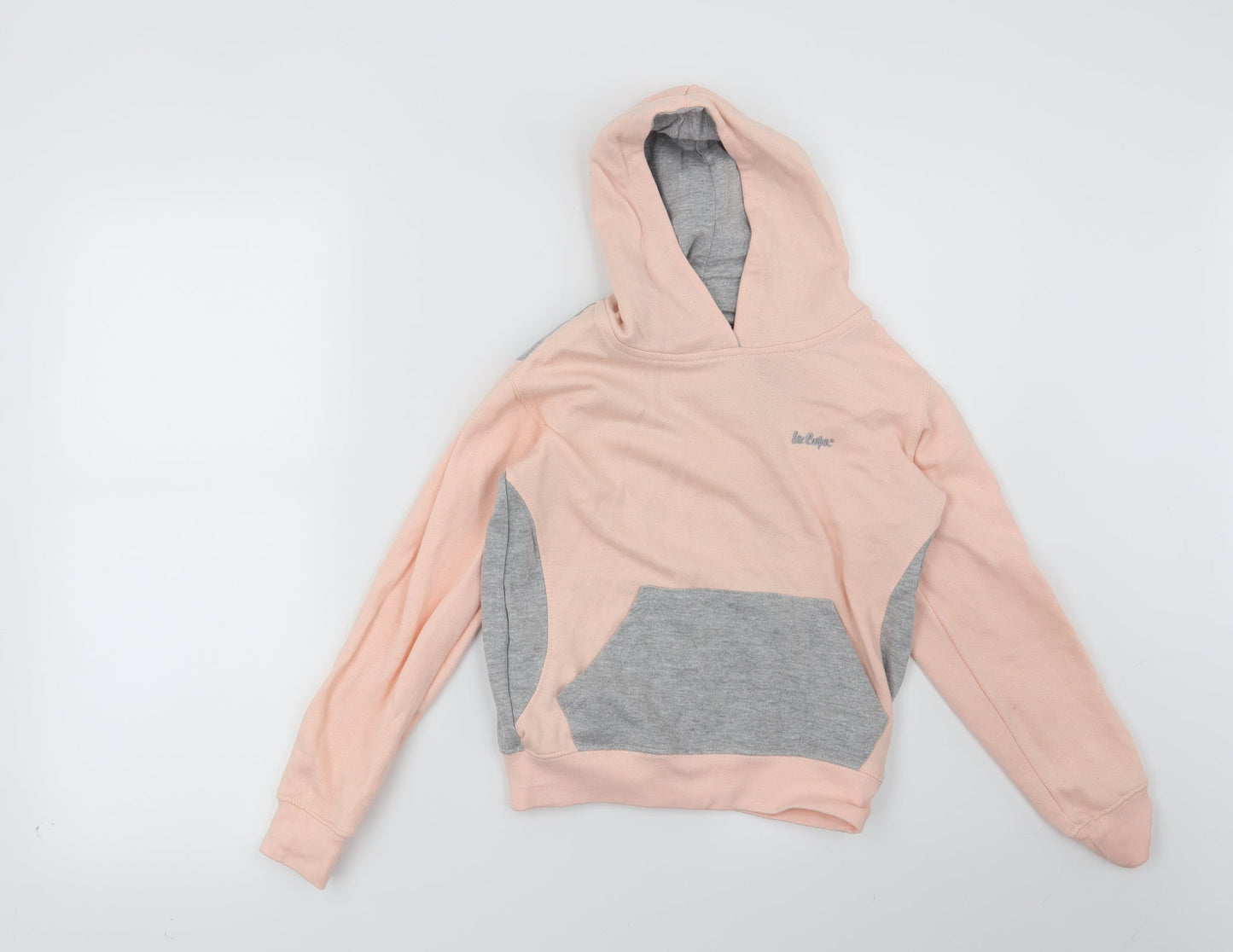 Lee Cooper Girls Pink   Pullover Hoodie Size 9-10 Years