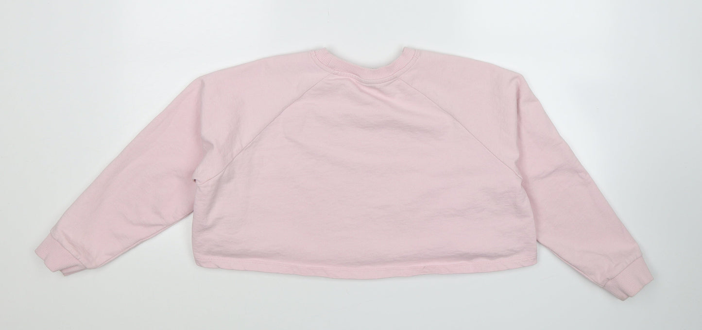 ASOS Womens Pink   Pullover Sweatshirt Size 8